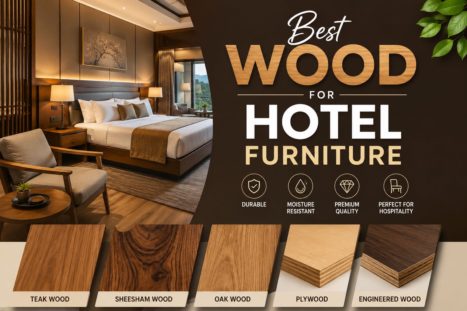 Best Wood for Hotel Furniture in Uttarakhand Climate